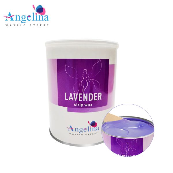 8O0G TIN LAVENDER STRIP WAX